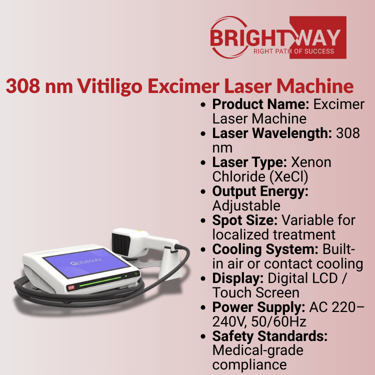 308 nm Vitiligo Excimer Laser Machine Seller in Pakistan