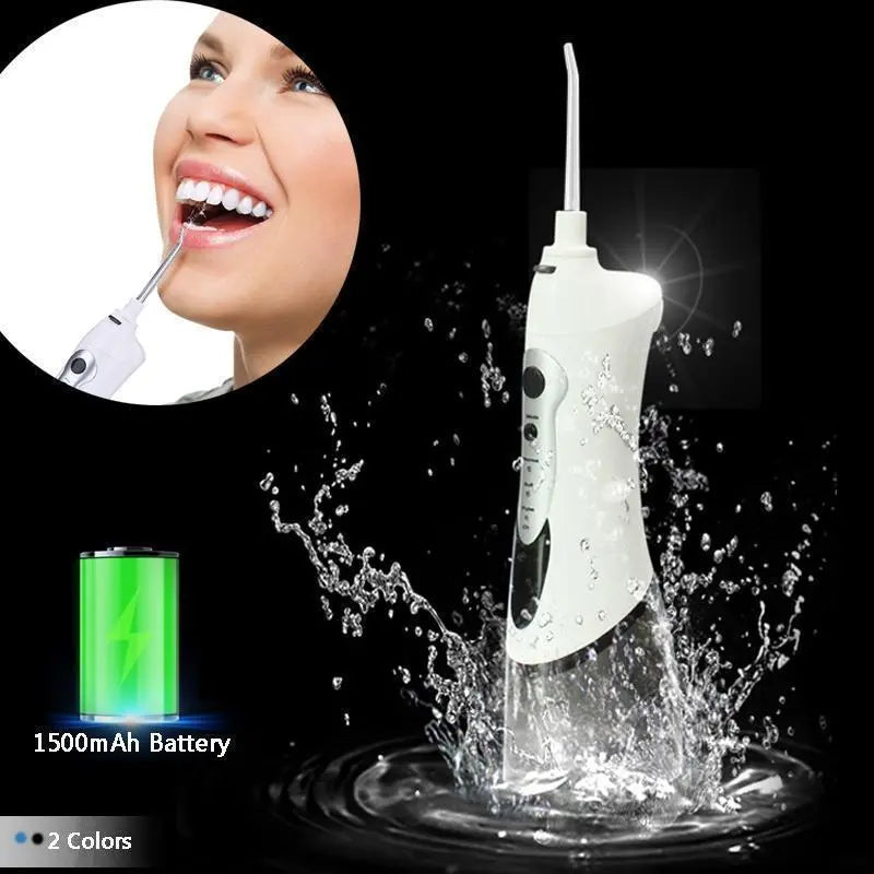 Waterpulse V300G 100-240V Oral Irrigator Water Jet Pick Dental Tooth Cleaner light blue