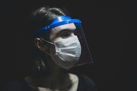 Face Shields - Ultra Clear Protective Full Face Shields to Protect Eyes, Nose, Mouth - Anti-Fog PET Plastic Sanitary Droplet Splash Guard