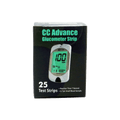 Testing Strips CC Advance Glucose Monitor Gluco meter (TD-4116) 25 Testing Strips - CC Advance Supplies in Pakistan