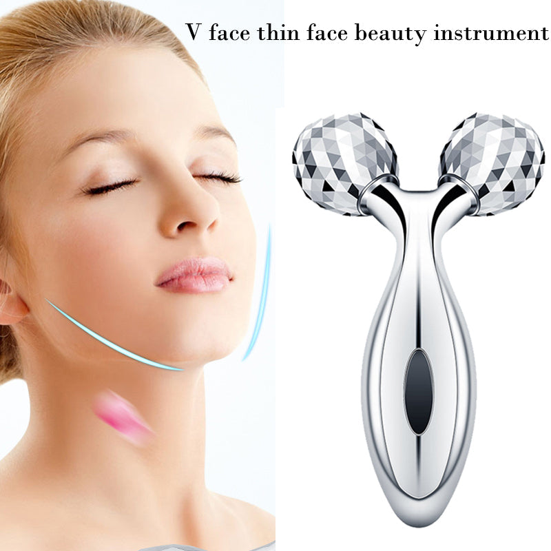 3D Roller V Face Lifting Massager Skin Firming - Wrinkle Removal Device