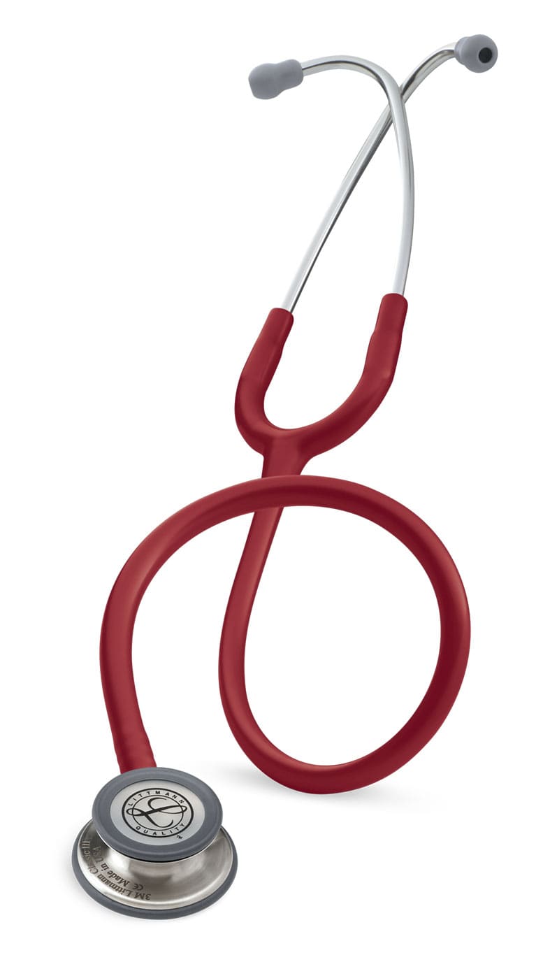 3M Littmann Classic III Stethoscope - 5627 - Burgundy Tube Standard Finish