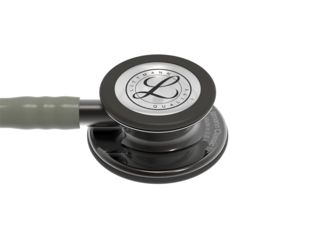 3M™ Littmann® Classic III™ Stethoscope - 5812 - Dark Olive Green with Black / Smoke Finish