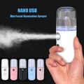 Portable Hydrating Sprayer Beauty Spray Apparatus Humidifier Rechargeable Nano Spray Hydrating Apparatus Cold Spray Apparatus - Mini Nano Handle Mist Spray Alcohol Nano Spray Portable Sanitizer Mini Alcohol Sprayer