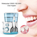 Waterpulse V300G 100-240V Oral Irrigator Water Jet Pick Dental Tooth Cleaner - light blue US plug