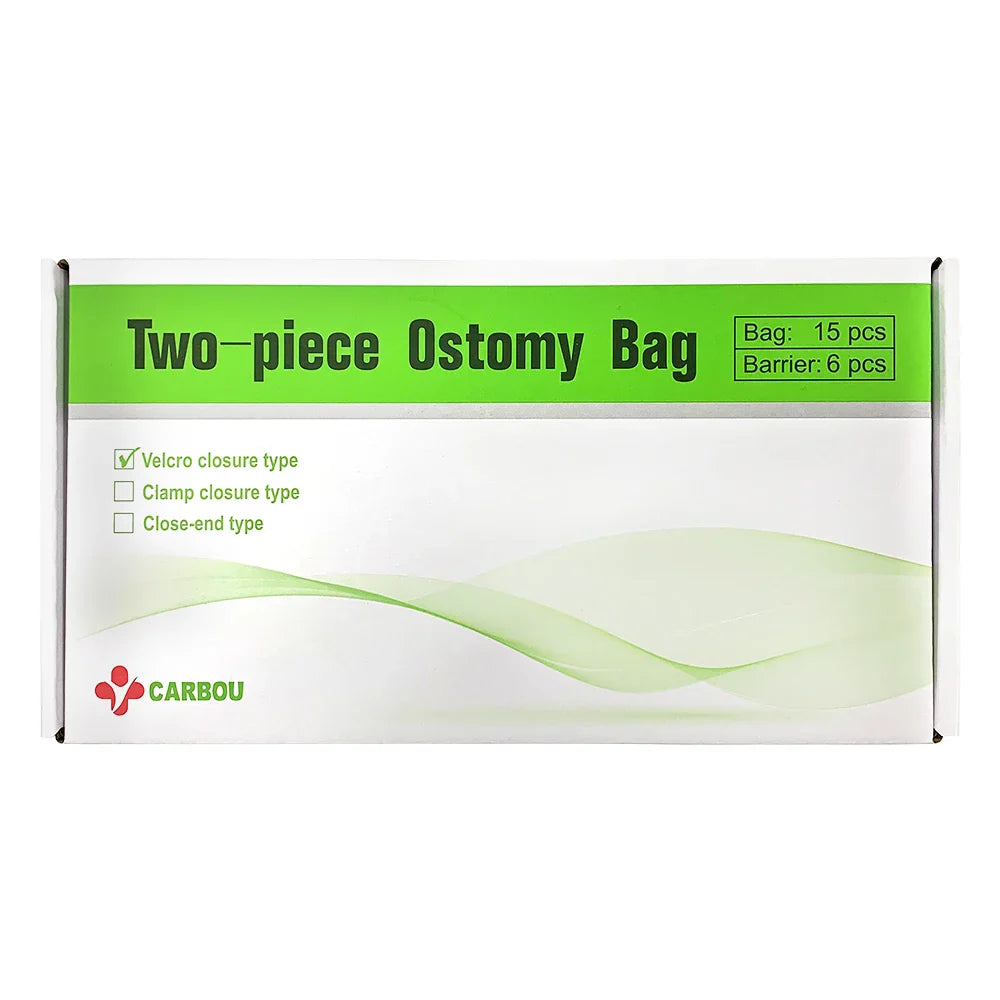 10barriers/15bags+6barriers Ostomy - Supplies Colostomy Bags Two Piece Drainable