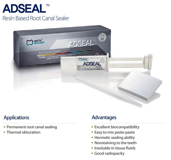 ADSEAL ROOT CANAL Resin based SEALER Endo Apex
