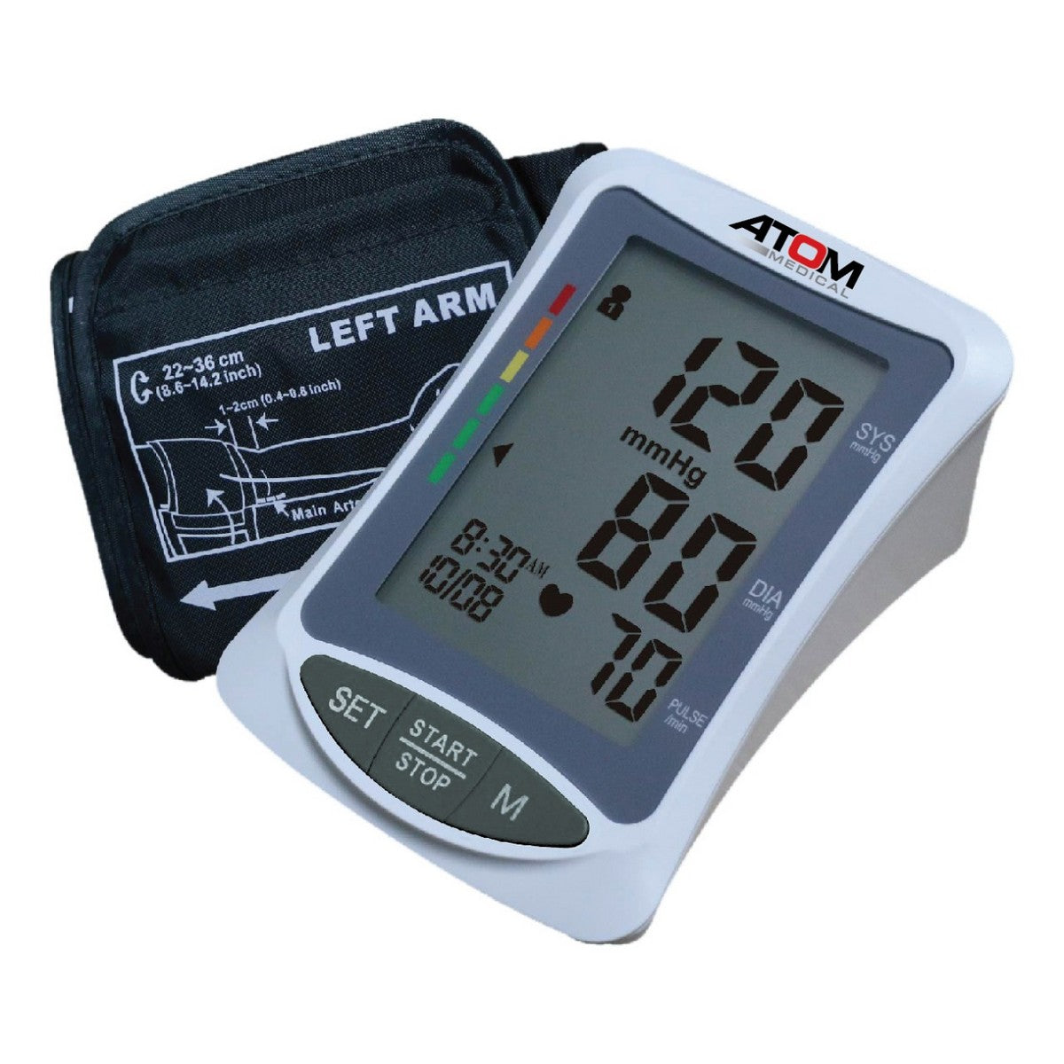 Atom AT 804 - Blood Pressure Monitor Upper Arm Accurate Digital BP Operator Machine - in Pakistan