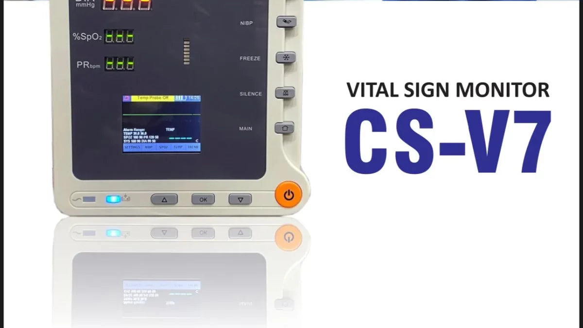 Vital Sign Patient Monitor CS V7 - Electronic Vital Sign Patient Monitor - Patients Monitors in Pakistan
