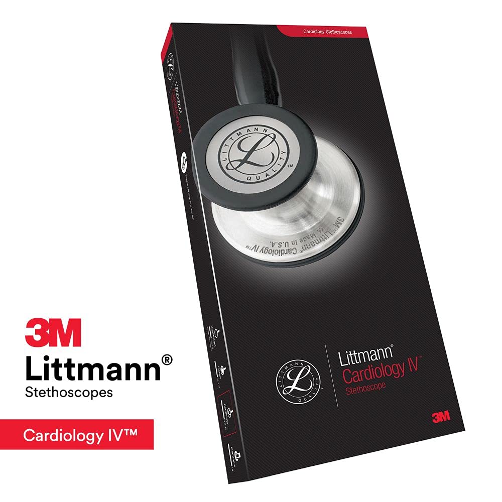 3M™ Littmann® Cardiology IV™ Diagnostic Stethoscope Special Black Edition 6163