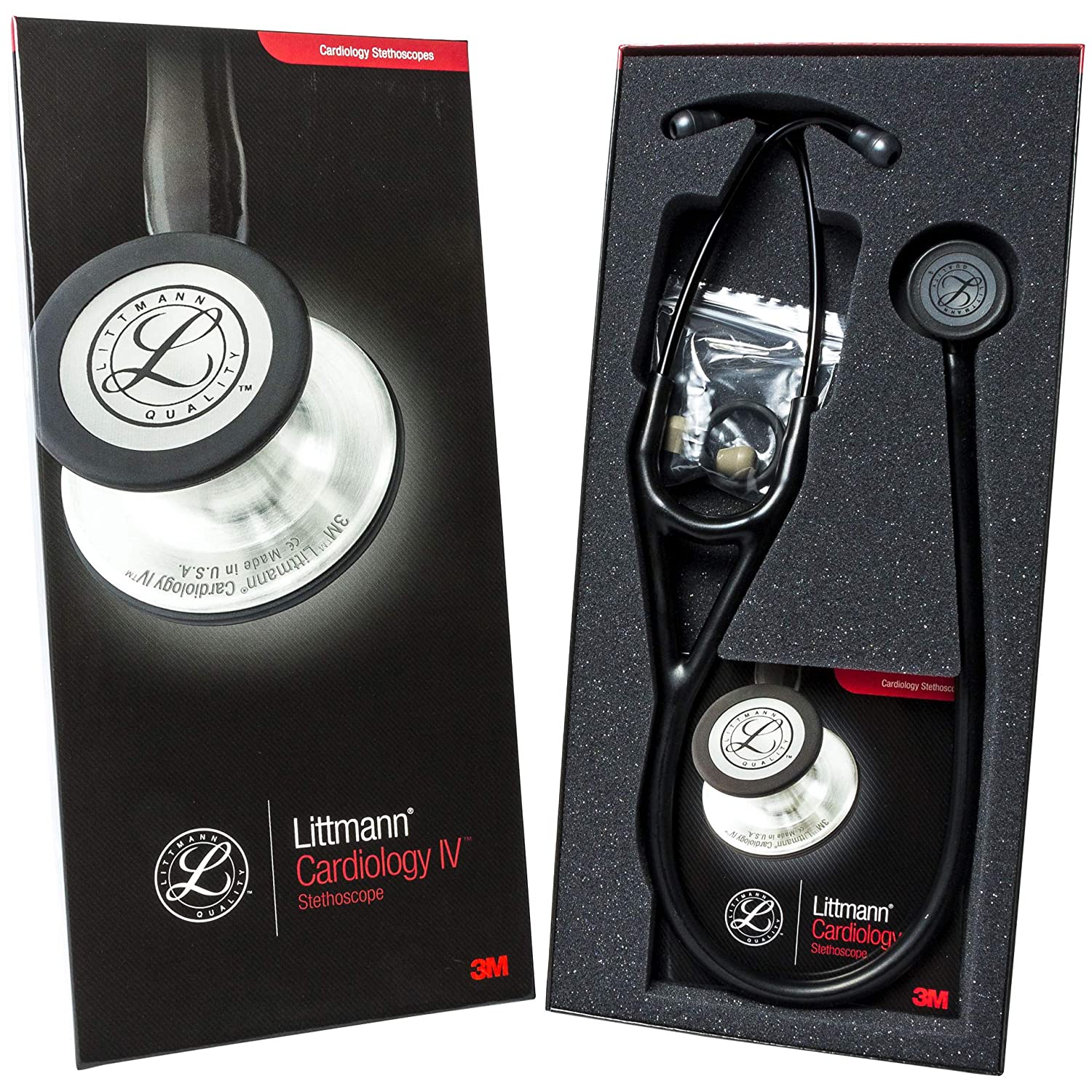 3M™ Littmann® Cardiology IV™ Diagnostic Stethoscope Special Black Edition 6163
