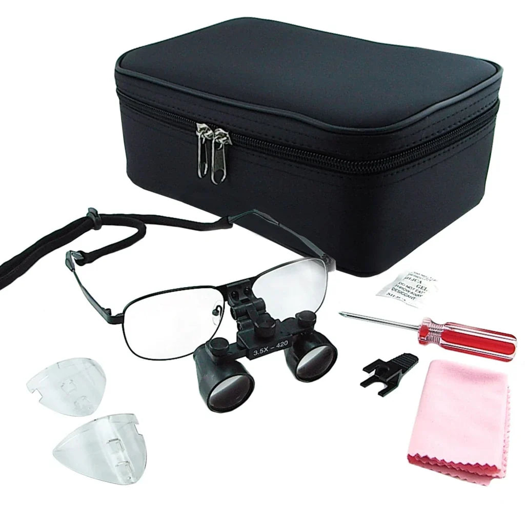 Dentistry Binocular Magnifier 2.5X 3.5X - Ultra-lightweight Optical Loupes