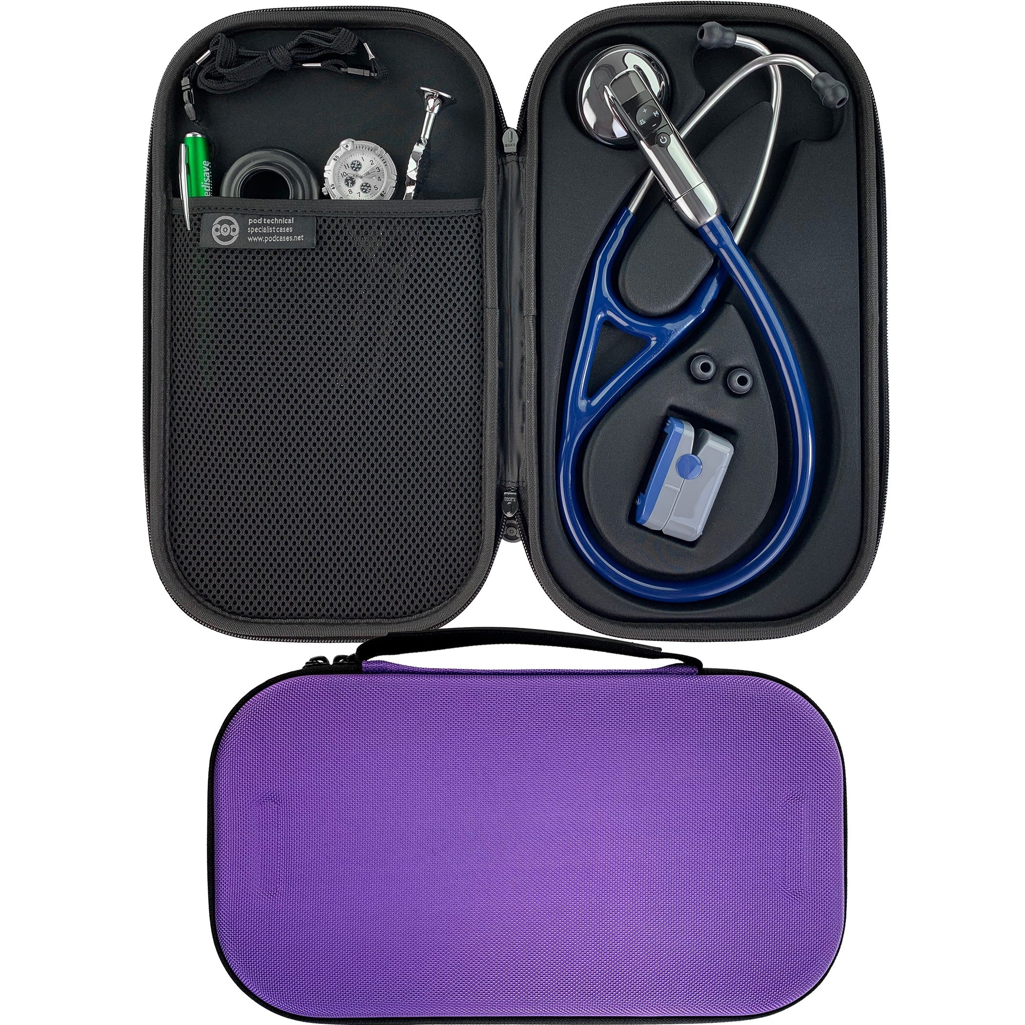 Stethoscope Case / Bag for all Littmann Stethoscopes - Travel Carrying Case Bag for 3M Littmann/ADC/Omron/MDF Stethoscope & Nurse Accessories Extra Room with Mesh - Stethoscope Bags Prices In Pakistan