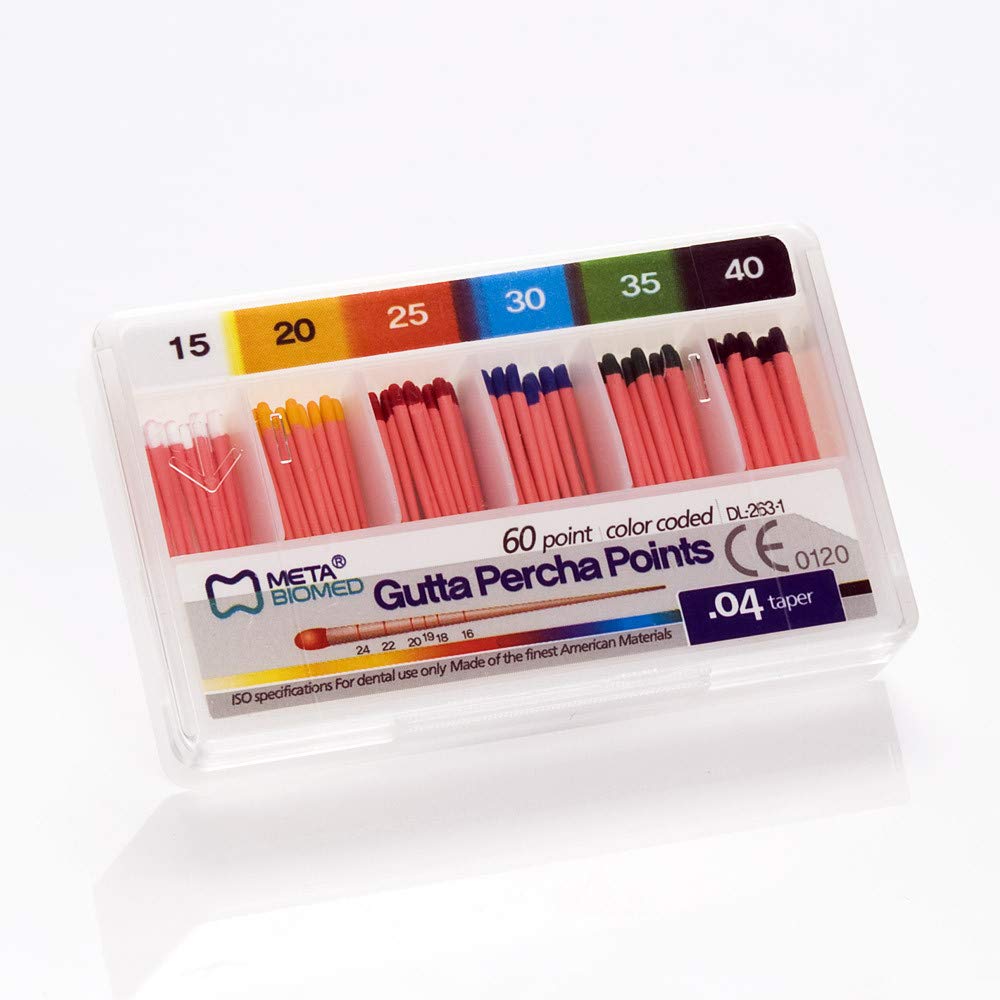 Meta BIOMED - Gutta Percha Points .04 Taper - Gutta Percha Points .06 Taper - Meta Biomed Gutta Percha Points in Pakistan - Meta BIOMED Products in Pakistan