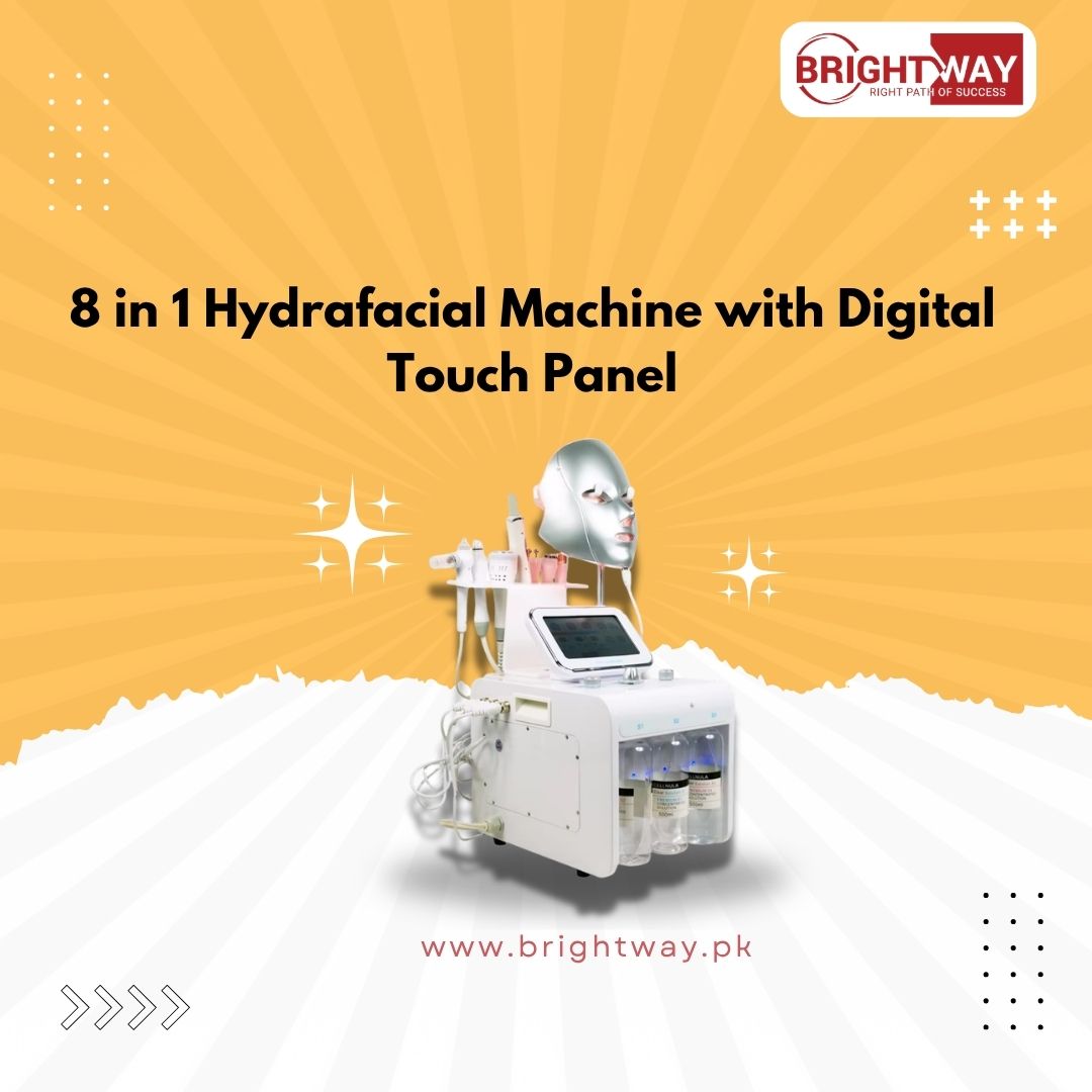8 in 1 Hydrafacial Machine with Digital Touch Panel System