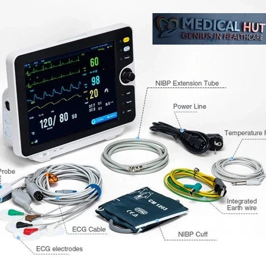 Yonker Multi-Parameter Patient Monitor YK-8000B - Yonker Patient Monitor YK8000B Multi Parameter - Patient Monitors in Pakistan
