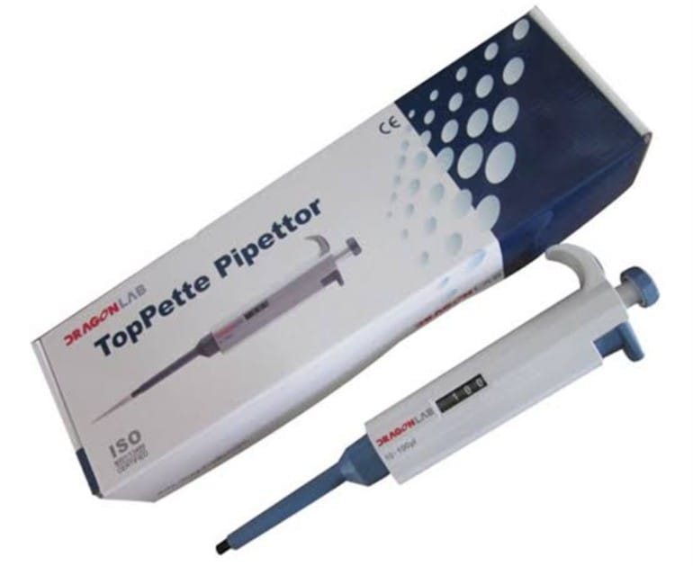 Pipette-TopPette Dragon lab Single-channel Adjustable - Volume Mechanical Pipettor Pipet - 20-200ul/100-1000ul With 200pcs Tips 1/PK - Pipette-TopPette price in Pakistan