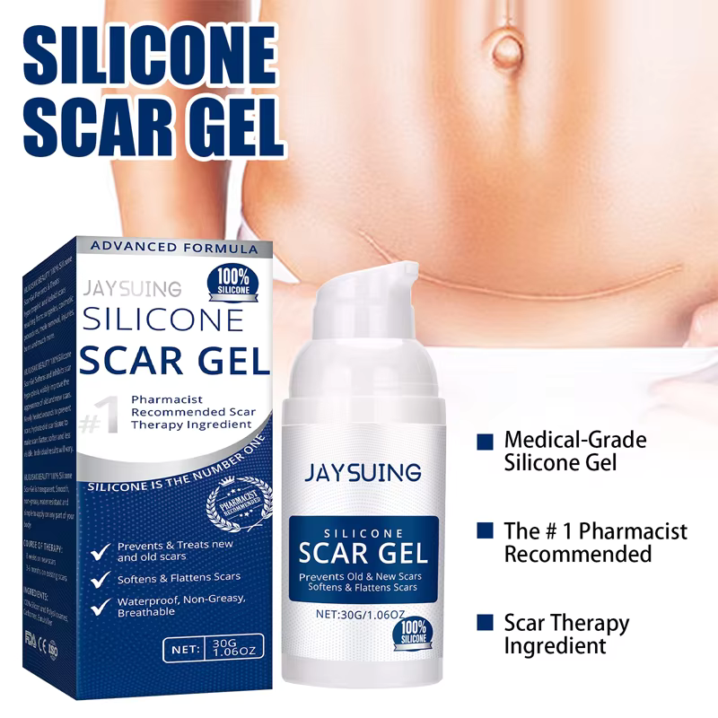 Silicone Scar Removal Gel Cream for Surgical & Stretch Marks
