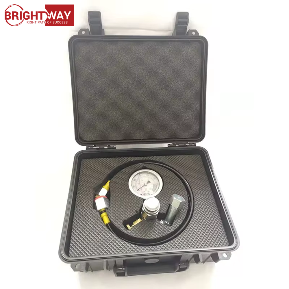 25MPA Nitrogen Pressure Gauge Excavator Hydraulic Test Meter