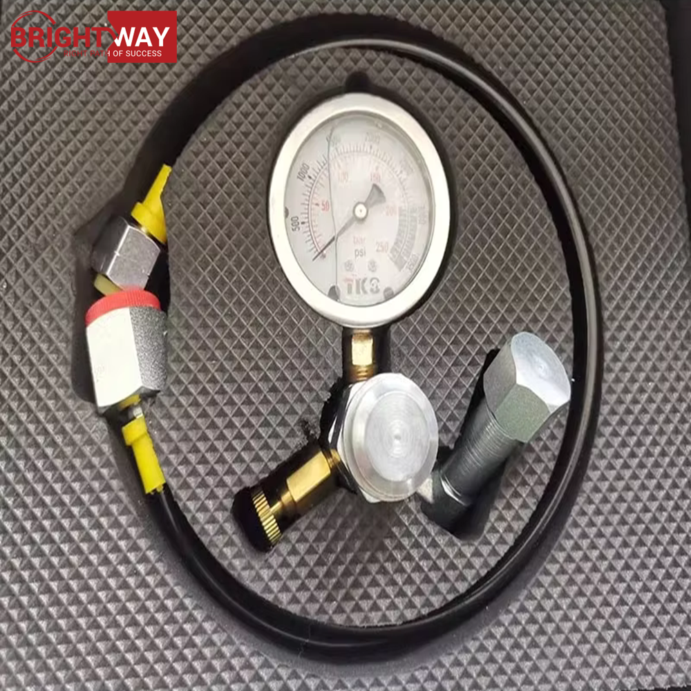 25MPA Nitrogen Pressure Gauge Excavator Hydraulic Test Meter