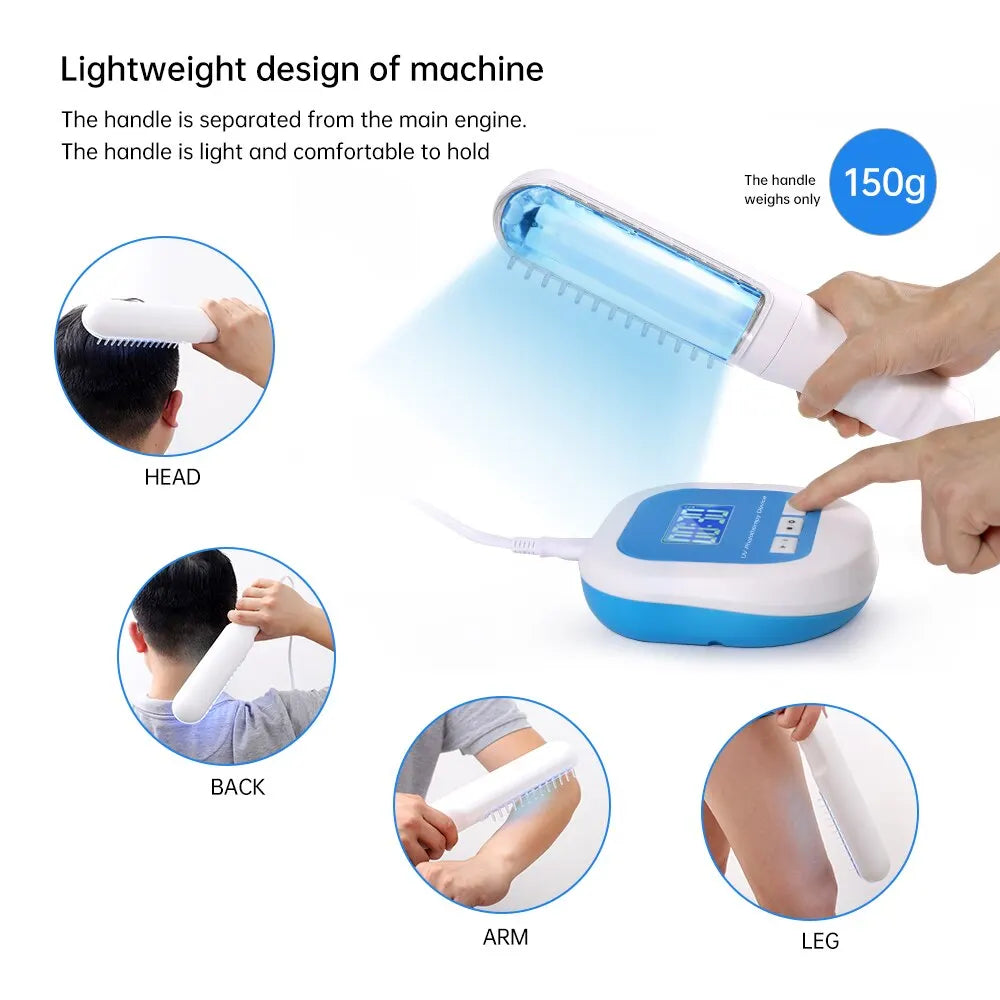 YOUWEMD UVB Phototherapy Instrument - 311NM Narrowband Ultraviolet Lamp - Laser Treatment Anti Vitiligo Psoriasis - White Spot Skin UVB Phototherapy Instrument - price in Pakistan