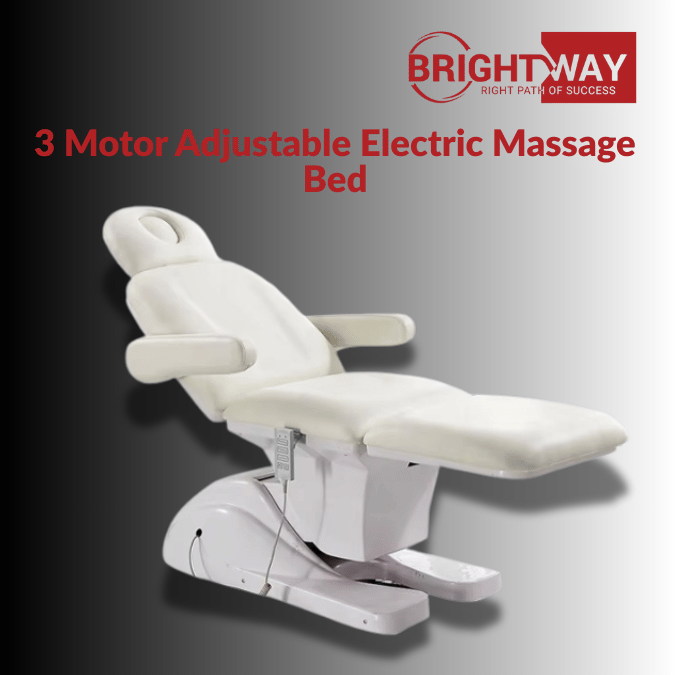 3 Motor Adjustable Electric Massage Bed - Beauty Bed & Hair Transplant Chair