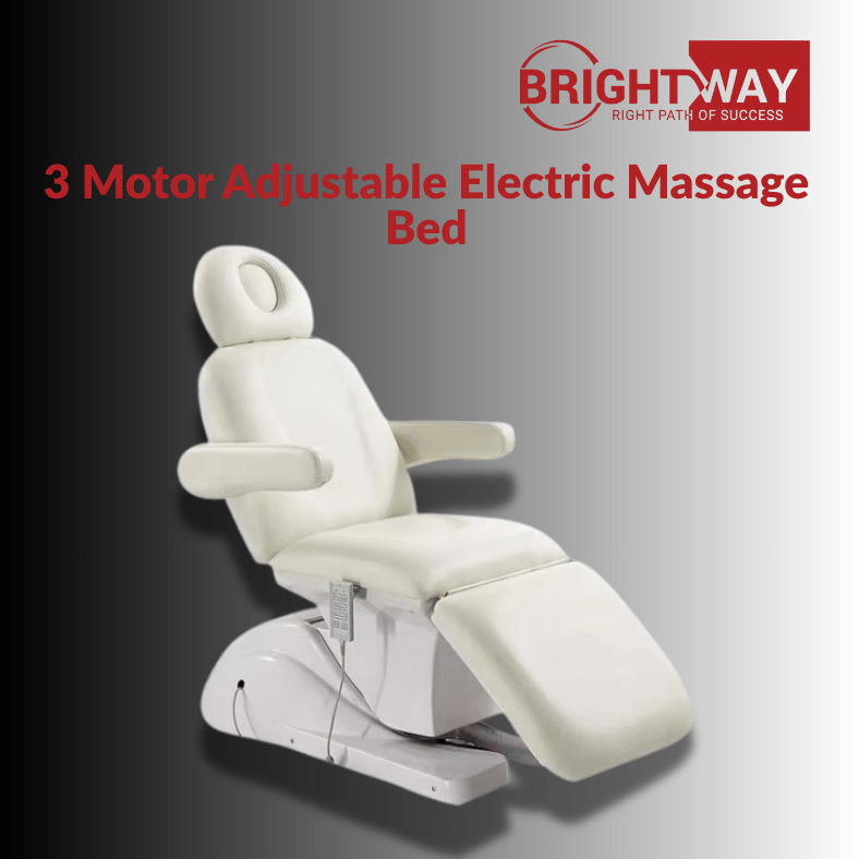 3 Motor Adjustable Electric Massage Bed - Beauty Bed & Hair Transplant Chair