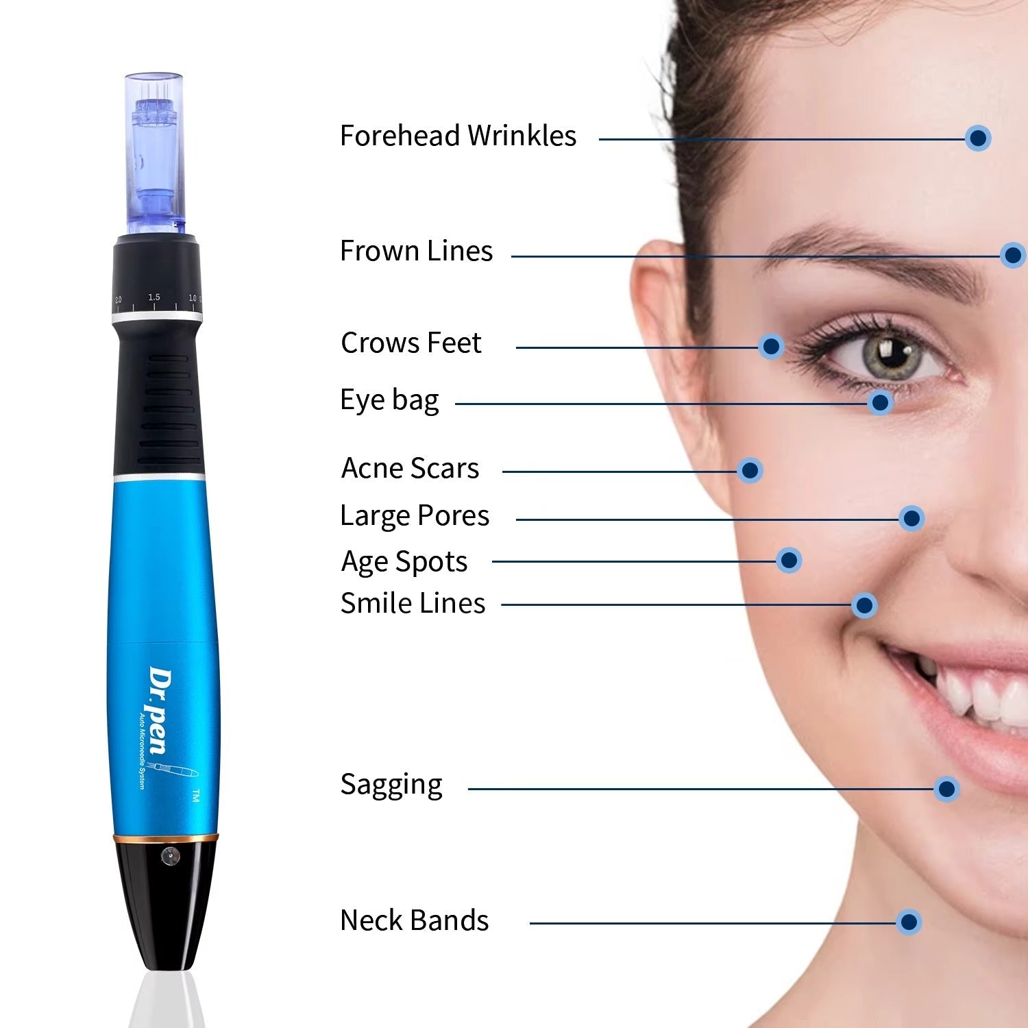 Wireless Dr Pen A1 Microneedling Pen with Cartridges Kit | Best Price