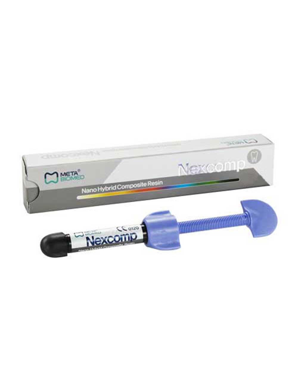 Nexcomp Shade 4gm Syg (Shade A1,A2,A3,A3.5, B1, B2) - Nexcomp: Nano Hybrid Dental Composite Resin by Meta BIOMED in Pakistan