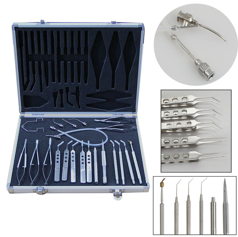 21Pcs/set Cataracl and Intraocular Lens -Veetrinary Surgery Tools