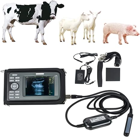 Veterinary Ultrasound Scanner HandScan V8 for Pregnancy Digital Veterinary Ultrasonic Scanner Machine with Convex Probe for Farm Animals Pet - US New Version - Veterinary Ultrasound Scanner HandScan V8 Price in Pakistan